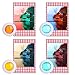 Mini 8 Accessories, 13 in 1 Fujifilm Bundle(Blue Case/Standing Album/strap/Book Album/Colored Filters/Selfie Lens/Wall Hang Frames/Frames/Sticker Borders/Decor Stickers/Alligator Clip Photo Holders)