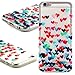 Case for Iphone 6 Plus,Landfox 2015 Fashion Colorful Heart Shape Rubber Soft TPU Case Cover For iPhone 6 Plus 5.5inch