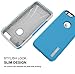 TOTU iPhone 6S Plus Case, Scratch Resistant Thin Dual Layer Protective Hybrid Case Shock Absorbing Technology Case for Apple iPhone 6 plus (2014) and iPhone 6S Plus (2015) - Cyan Blue/Haze Gray