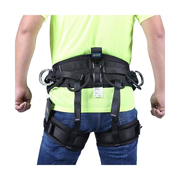 Half Body Harness Absturzsicherung Absturzsicherung Ausrüstung Taille Hüftschutzgürtel Für Baumklettern Bergsteigen – Bild 3