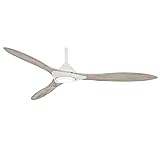 Minka Aire F868L-WHF Sleek 60" Ceiling Fan with LED