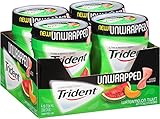 Trident Unwrapped Sugar Free Gum (Watermelon Twist, 50-Piece, 4-Pack)
