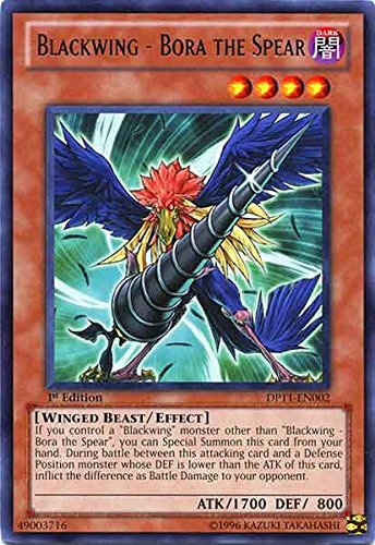 Yu-Gi-Oh! - Blackwing - Bora the Spear (DP11-EN002) - Duelist Pack 11: Crow - 1st Edition - Rare