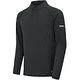 VANLENS FR Shirts for Men Flame Resistant Shirt CAT2 Quarter Zip Up Pullover 1/4 Zip 5.5oz Light Weight