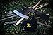 Elk Ridge - Outdoors Axe - 8-in Overall, 4-in Black Stainless Steel Axe Blade, Full Tang Construction, Black Cord Wrapped Handle, Nylon Sheath - ER-272, One Size