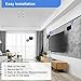 [Newest 2020] Amplified HD Digital TV Antenna Up to 120 Miles Range - Compatible 4K 1080p Fire Stick and All TV's with Powerful HDTV Amplifier Signal Booster - 13.2ft Long Coax Cable