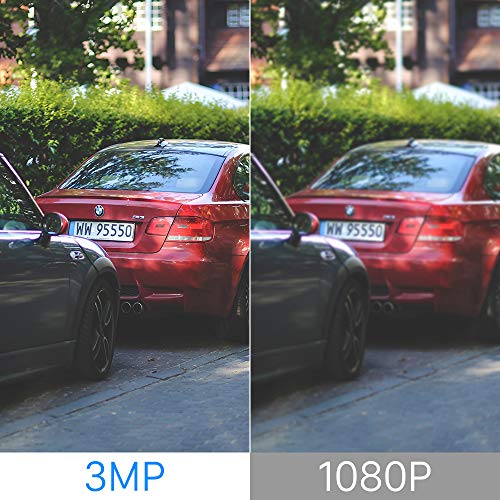 CCTV Camera Wireless Outdoor with Color Night Vision, AIBOOSTPRO 1536P Ultra HD Security Camera Pan/Tilt Dome Wifi Camera Two-Way Talk Surveillance Camera Motion Tracking Ip camera Built-in 32Gb Card