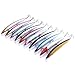 Aorace 10pcs/lot Fishing Lure Plastic Hard Bait 18cm/26g Long Minnow Pesca Fishing Tackle Isca Artificial Bait Crankbait Swimbait