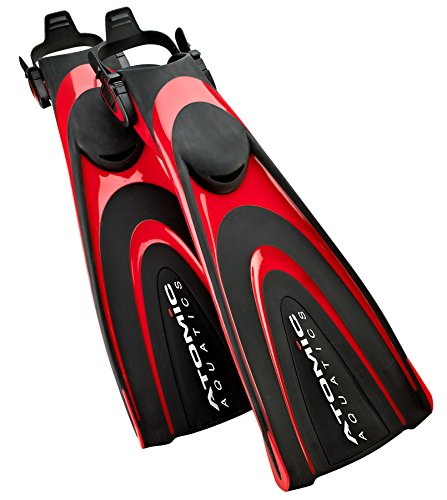 Atomic Aquatics Blade Fin for Scuba Diving and Snorkeling Fin, X-Large, Red