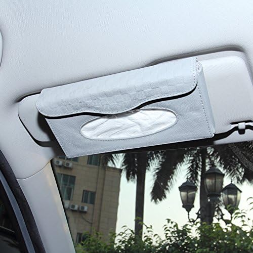 Automotive leather tissue box/ car paper box/ sun visor-mounted tray-B