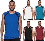 Enimay® Men's Athletic Sleeveless Workout Gym Shirt Dry Fast Breathable Top
