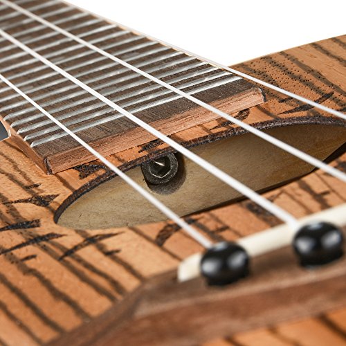 Caramel CC102A Zebra Wood Concert Acoustic Ukulele With Truss Rod