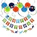 LITAUS Dinosaur Birthday Decorations | Happy Birthday Banner, Tissue Paper, Swirls, Garland | Birthday Decorations for Boys, Girls | Happy Birthday Decorations | Dinosaur Birthday Party Decorations