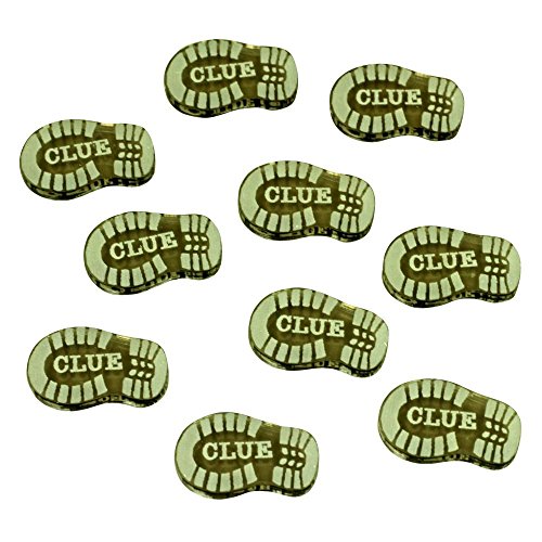 Cthulhu, Elder Clue Tokens, Transparent Bronze (10)