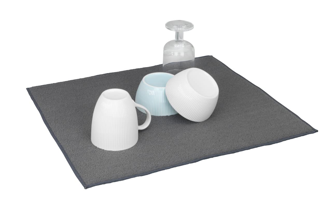 WENKO Microfibre Miko Drying Mat Grey