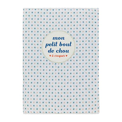 DLP Derrière la Porte Baby Health Book Cover for Boys [French Language]