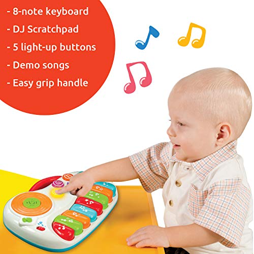 image for KiddoLab Toddler Piano Learning Toy DJ Mixer. Colorful Kids Musical In