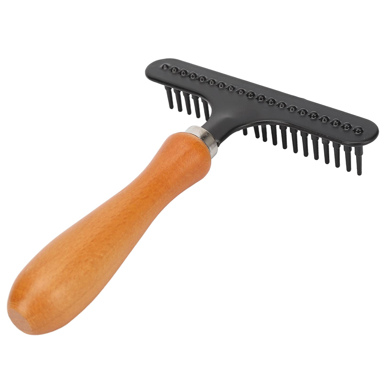 TITA-DONG Carpet Groomer Rake, Handheld Carpet Rake, Hair Cleaner Suitable for Rug and Carpet, Making Carpets Fluffy Again, Cleaning Grooming Stainless Steel Hair Groomer Rug Rake for Beauty Salon