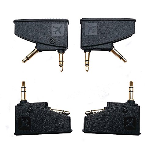 Sqrmekoko Airline Airplane Flight Headphone Adapter Converter for Boes