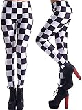 Cali Chic Junior's Leggings Vintage Retro Print Knit Pants Hot Seller!