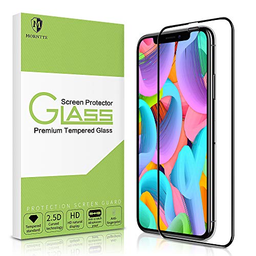 iPhone X Screen Protector-MORNTTE iPhone Xs-5.8'' Tempered Glass with 3D Touch Case Protective Screen Protector for Apple iPhone 10,iPhone X,iPhone Xs-5.8''