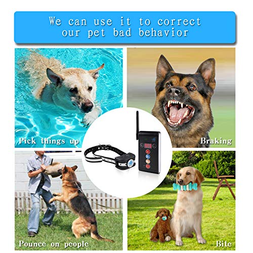 image for OKPET Dog Training Collar [NEW 2019], 2000ft Range Antenna Adjustable 
