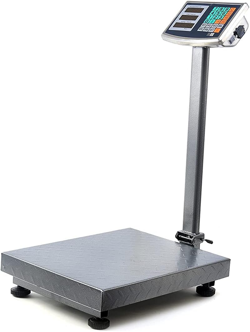 HF HomeFashion Digital Industrial Platform Scale 300kg 50x40cm Stainless