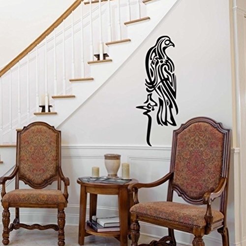 Bibitime Islamic Calligraphy Allah Ah Bird Eagle Wall Decal Muslim