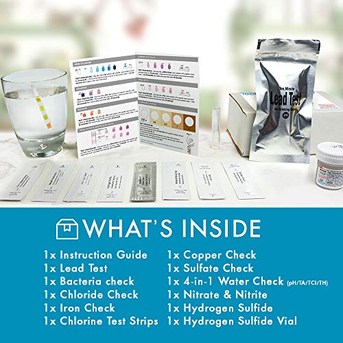 NovoBlue 14in1 Home Water Test Kit Great for Well, Pool, Spa, Hot