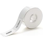 NIIMBOT Label Maker Tape for D11/D110/D101 Label Maker, 15 x 30 mm (0.59'' x 1.18'') for Home Office Labeling Tape Replacement, White