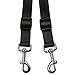 Head Tilt Double Dog Leash, Black, one Size (HT61002B)