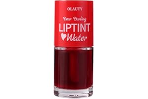 MINFEI Lip Tint Stain Set, Korean Lip Tint Glossy Lip Stain Plumping Mini Liquid Lipstick, Multi-use Lip and Cheek Tint, Long-Wear Lip Stain Non-Stick Cup Smudge-proof & Lightweight Lip Tint (Cherry)