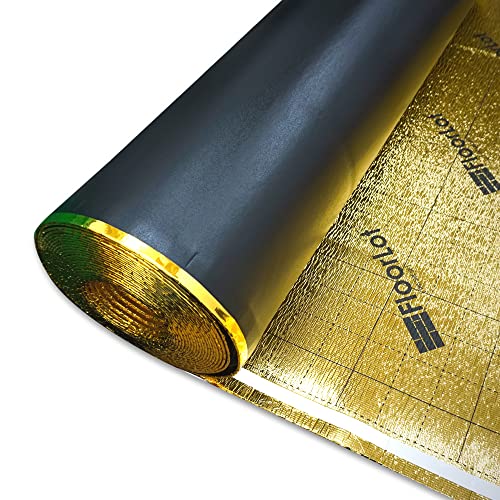 Floorlot GoldMax Premium Flooring Underlayment with Moisture Barrier