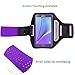 EEEKit Sports Armband Gym Running Jogging Case w/ Earphone Slot Key Holder + Earphone W/ Ear Hook for Samsung Galaxy J7/Note 5/4/S6/S7 Edge Plus,BLU R1 HD,BLU Advance 5.0,Blackberry KEYone