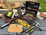Rolson 68281 350mm Leather Contractor Tool Bag Heavy Duty Durable view 5