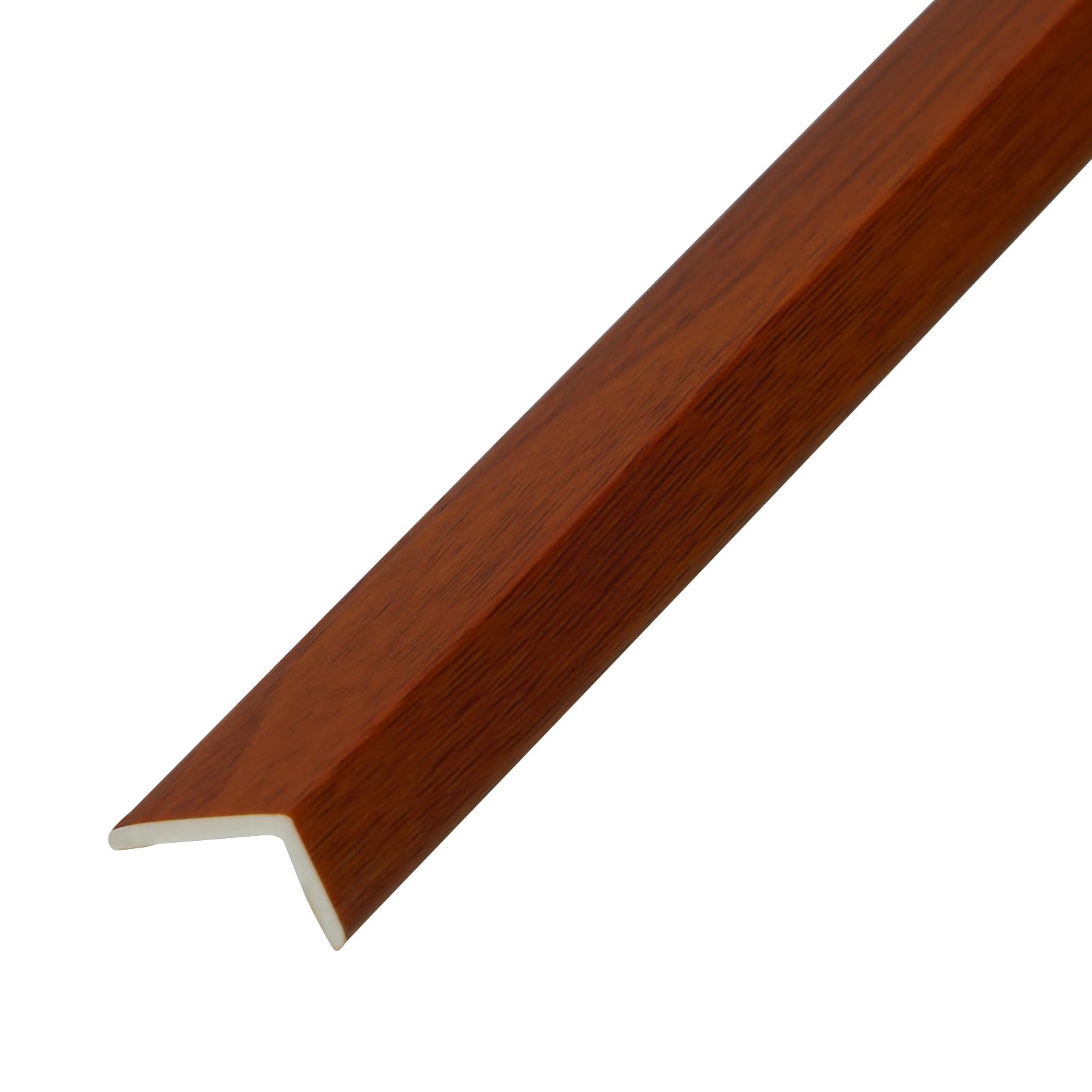 Photo 1 of ***STRAIGHT TRIM*** OUZUGIE 8-Pack 57 Inches, WPC Slat Wall Panel Trim,Corner Guard for Low Grille (Teak)