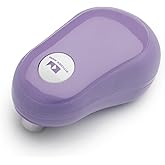 Kitchen Mama One Touch Electric Can Opener, Purple | Opens with One Button Press, Auto-Stop, Smooth Edge, Cordless, Battery Operated