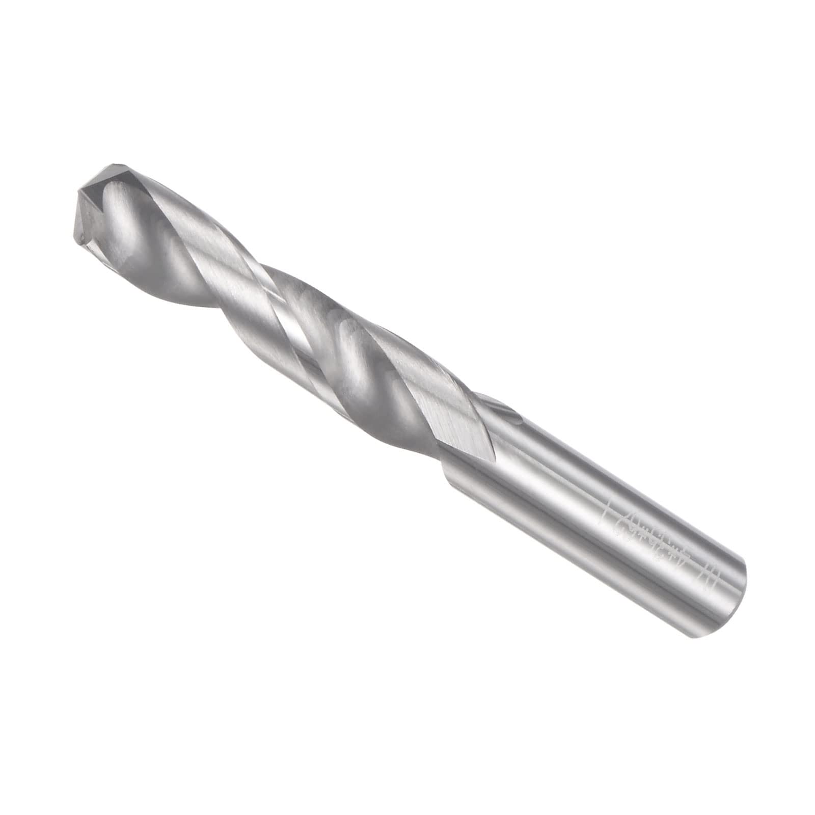 CoCud Solid Carbide Drill Bits, 7.4mm Diameter, YG6 (C2/K20) Tungsten Carbide Straight Shank Twist Drill Bits - (Applications: for Stainless Steel Alloy), 1-Piece