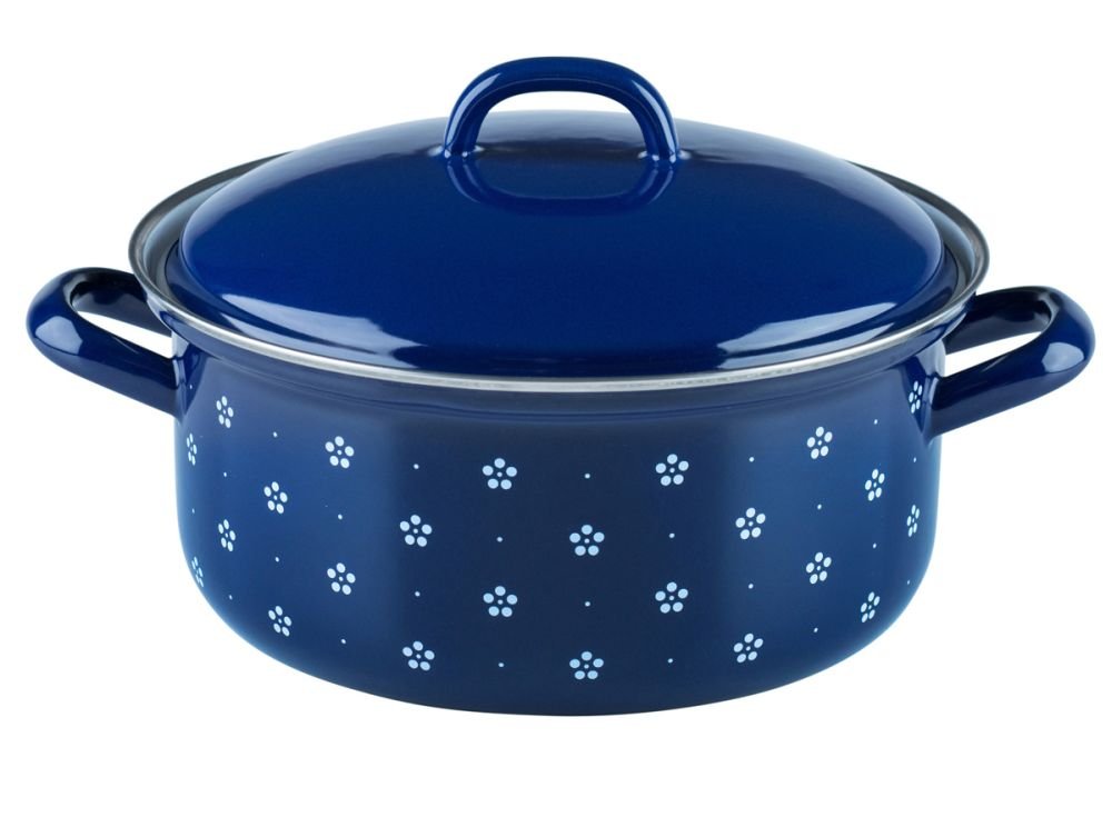 Riess Country - Dirndl Covered Casserole 24 cm, Diameter- Blue
