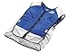 Techniche Hybrid Cooling Vest with Both Hyperkewl Evaporative Cooling and CoolPax PCM Cooling, Blue, Large