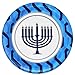 Hanukkah Plates and Napkins for 24 Guests Includes 24 9