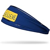 JUNK Brands Big Bang Lite Headband - Moisture-Wicking, Performance Fabric, Non-Slip, Sports Sweatband for Men & Women - One Size - Ted Lasso: Believe