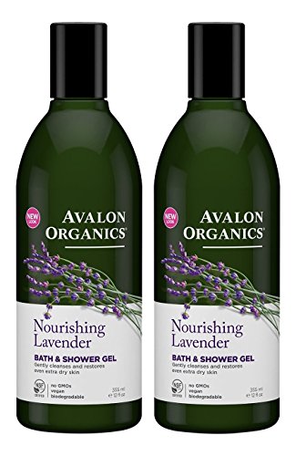 Avalon Organics Lavender Bath and Shower Gel,…