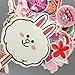 Homyu Stickers 50-Pcs PVC Decals Pink Teenage Dream Romance of Teenage Girls Waterproof Sunlight-Proof DIY Ideals for Cars Motorbikes Skateboard Spinner Luggages Laptops