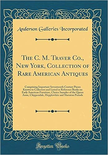 The C M Traver Co New York Collection Of Rare American