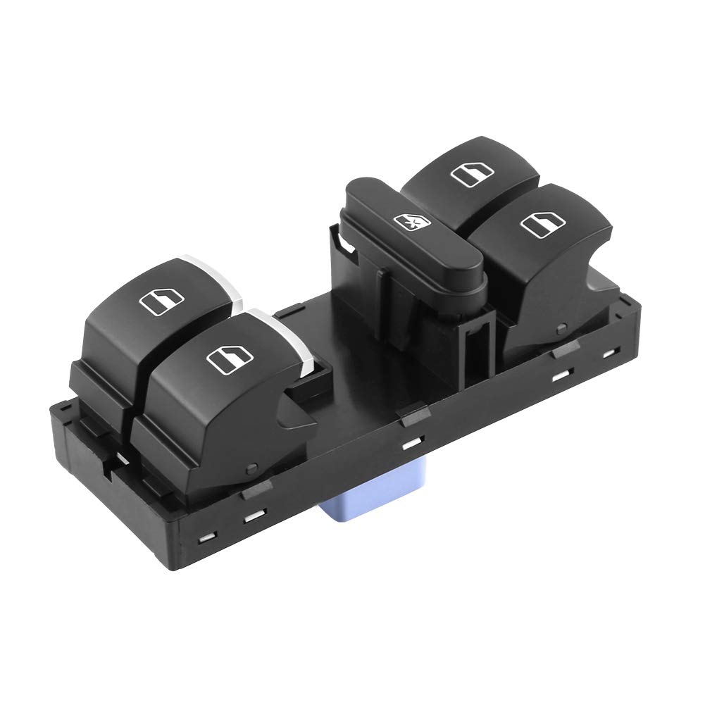 Aramox Electric Master Power Window Switch for Volkswagen MK3 MK5 MK6 Models (5ND959857) - Compatible with MK3 Golf/Jetta & MK5/MK6 Passat/Audi A3