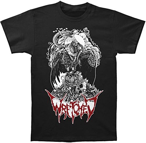 Wretched Men's Vulture T-shirt Large Black