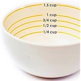 Uba Portion Control Bowl (PORCELAIN) for Measuring, Bariatric Diet, Diabetes & Healthy Eating