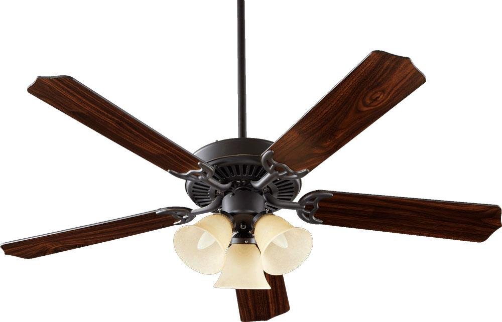Three Light Old World Ceiling Fan 77525 1795 Amazon Com