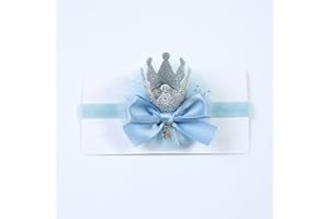 Sparkling Crown Bow Baby Headband Birthday Girl Crown Baby Girl Headbands Bandeau Bebe Fille Baby Headbands Birthday Gift Bab
